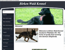 Tablet Screenshot of birkenwaldkennel.com